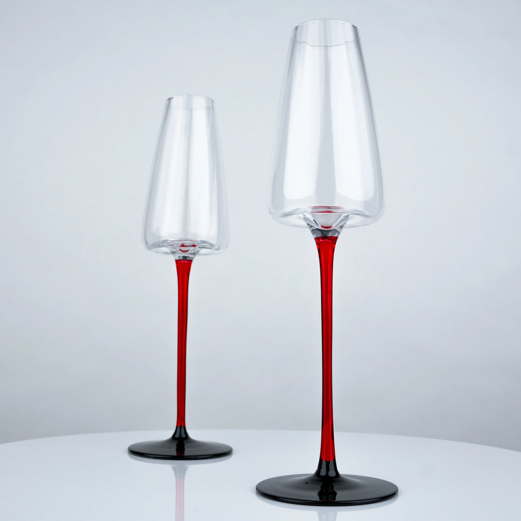 Noir Champagne Flute - Set of 4