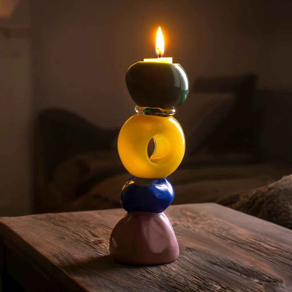 Totem Glass Candle Holder