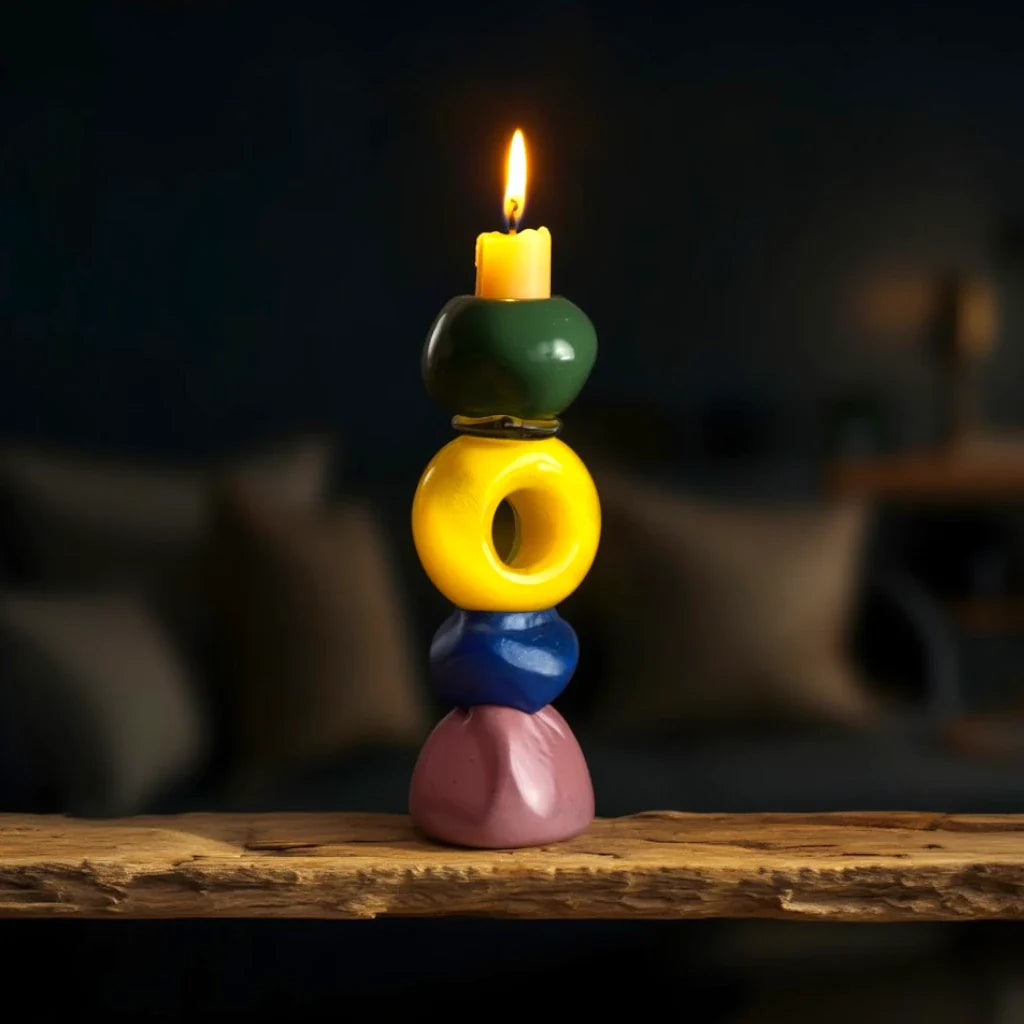 Totem Glass Candle Holder