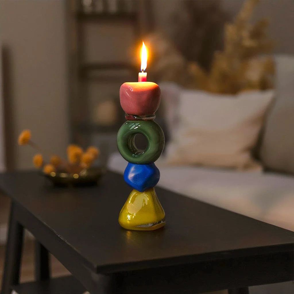 Totem Glass Candle Holder