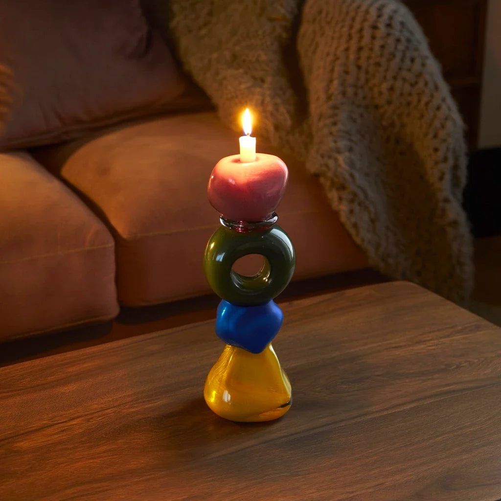 Totem Glass Candle Holder