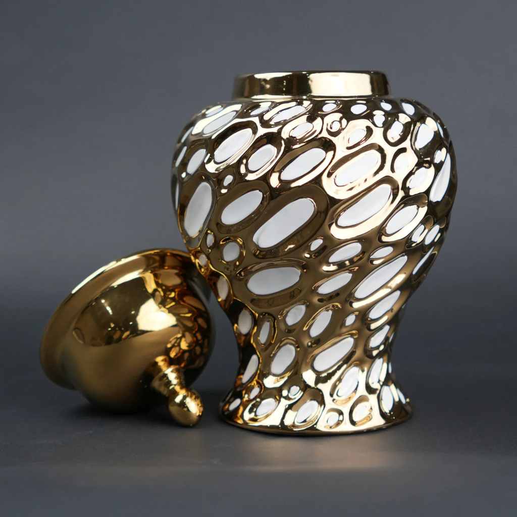 Gilded Form Jar – ZINARCH INDIA