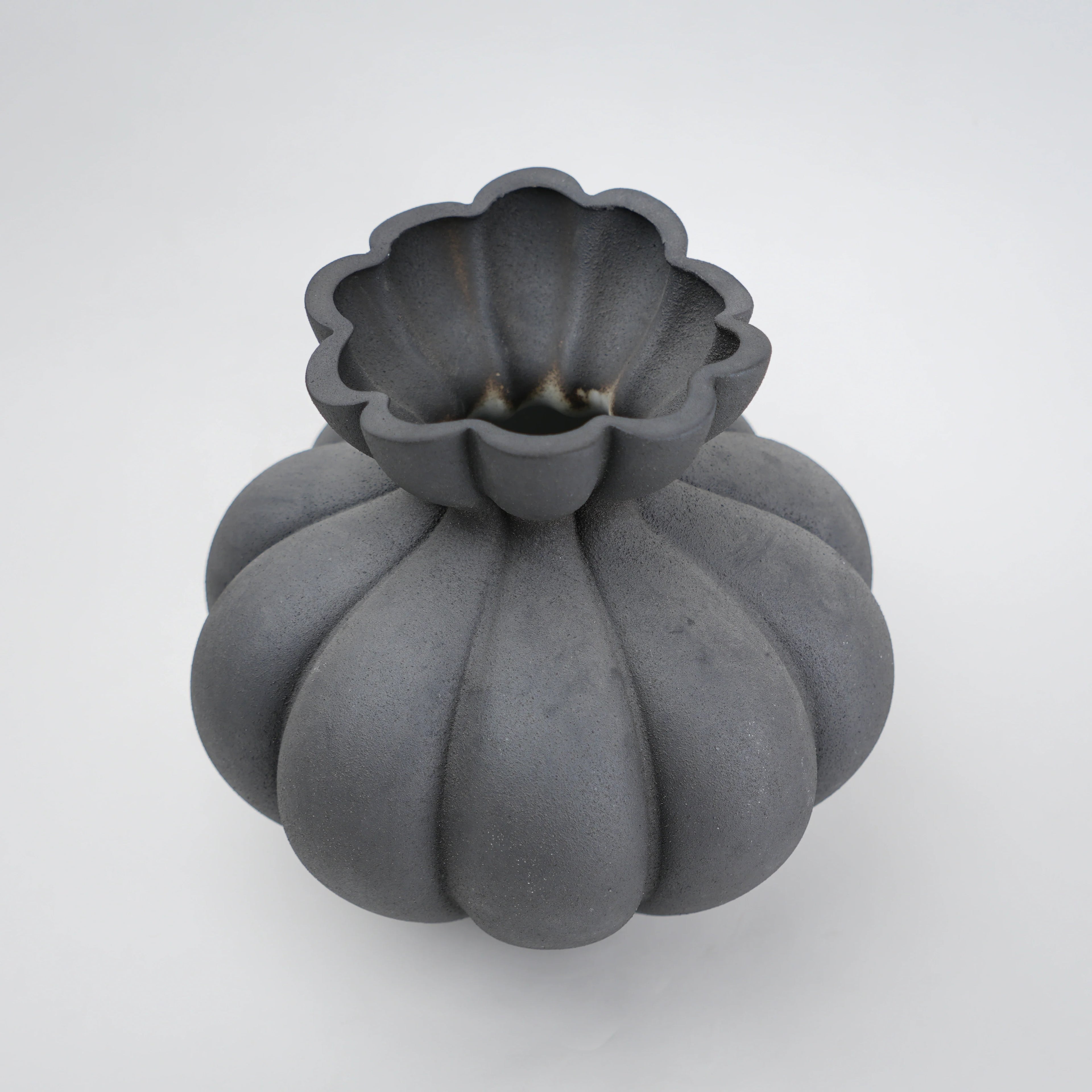 Fluted Form Vase