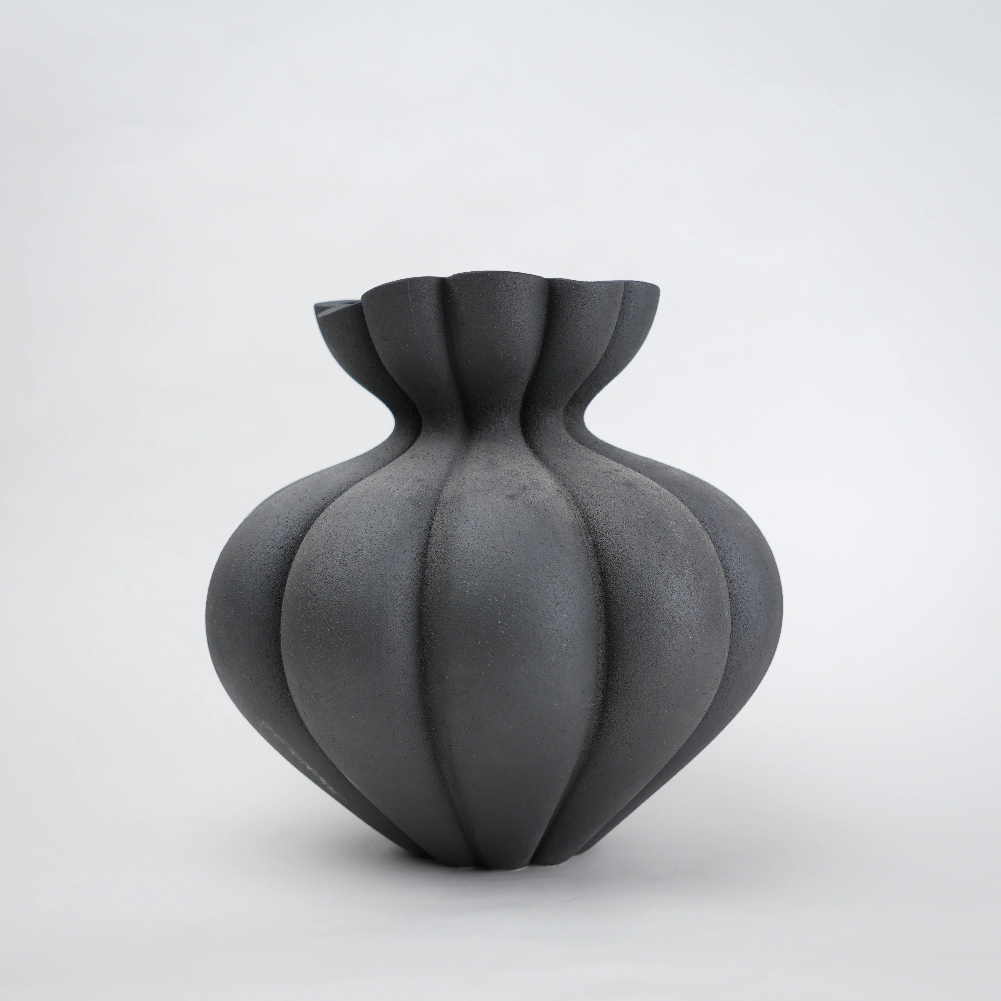 Fluted Form Vase