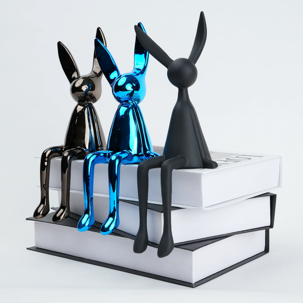 Minimal Bunny Edge Figurine