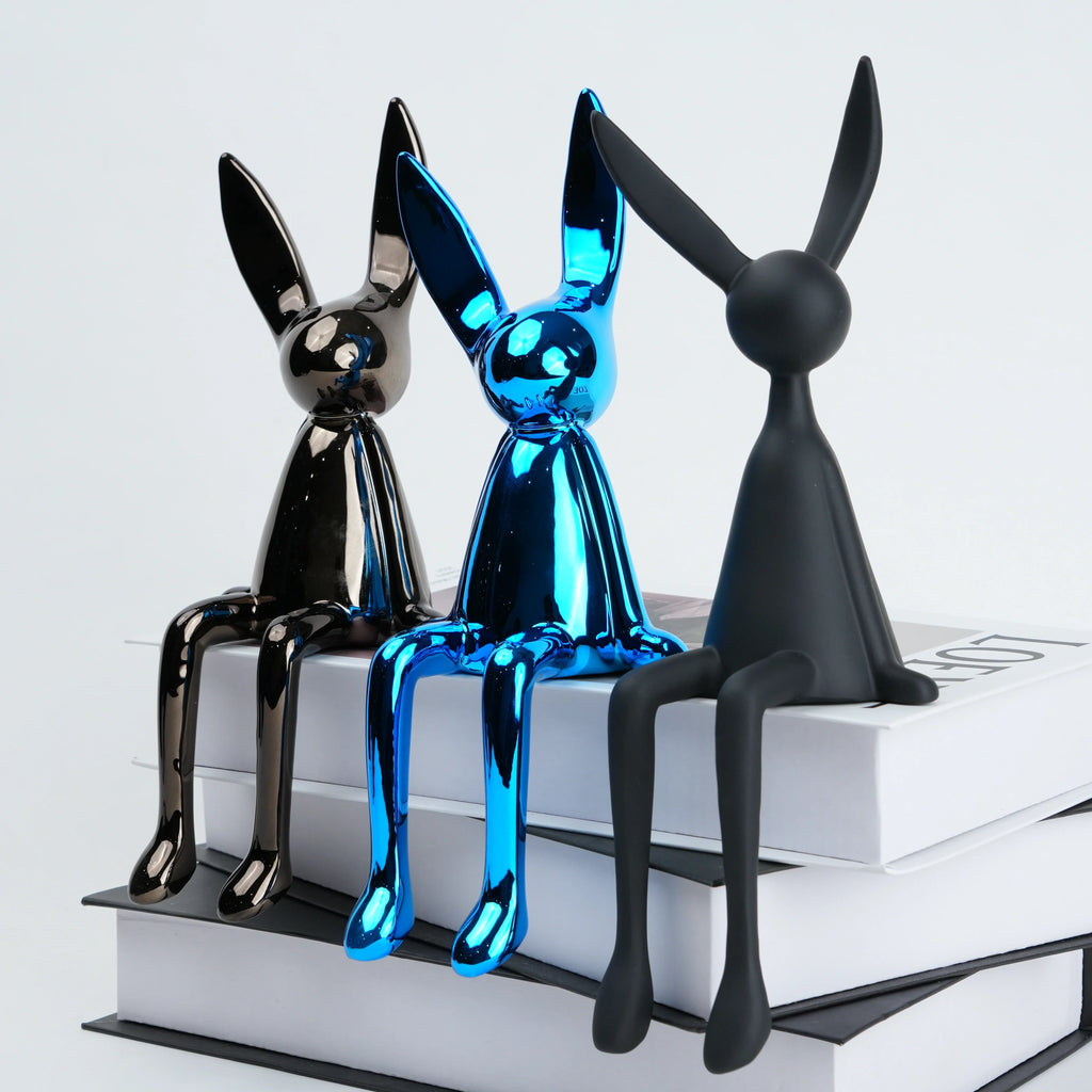 Minimal Bunny Edge Figurine