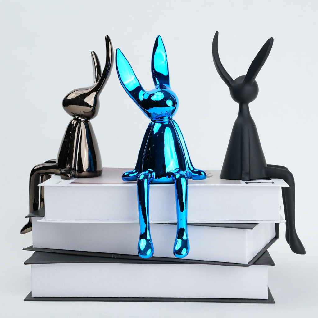 Minimal Bunny Edge Figurine