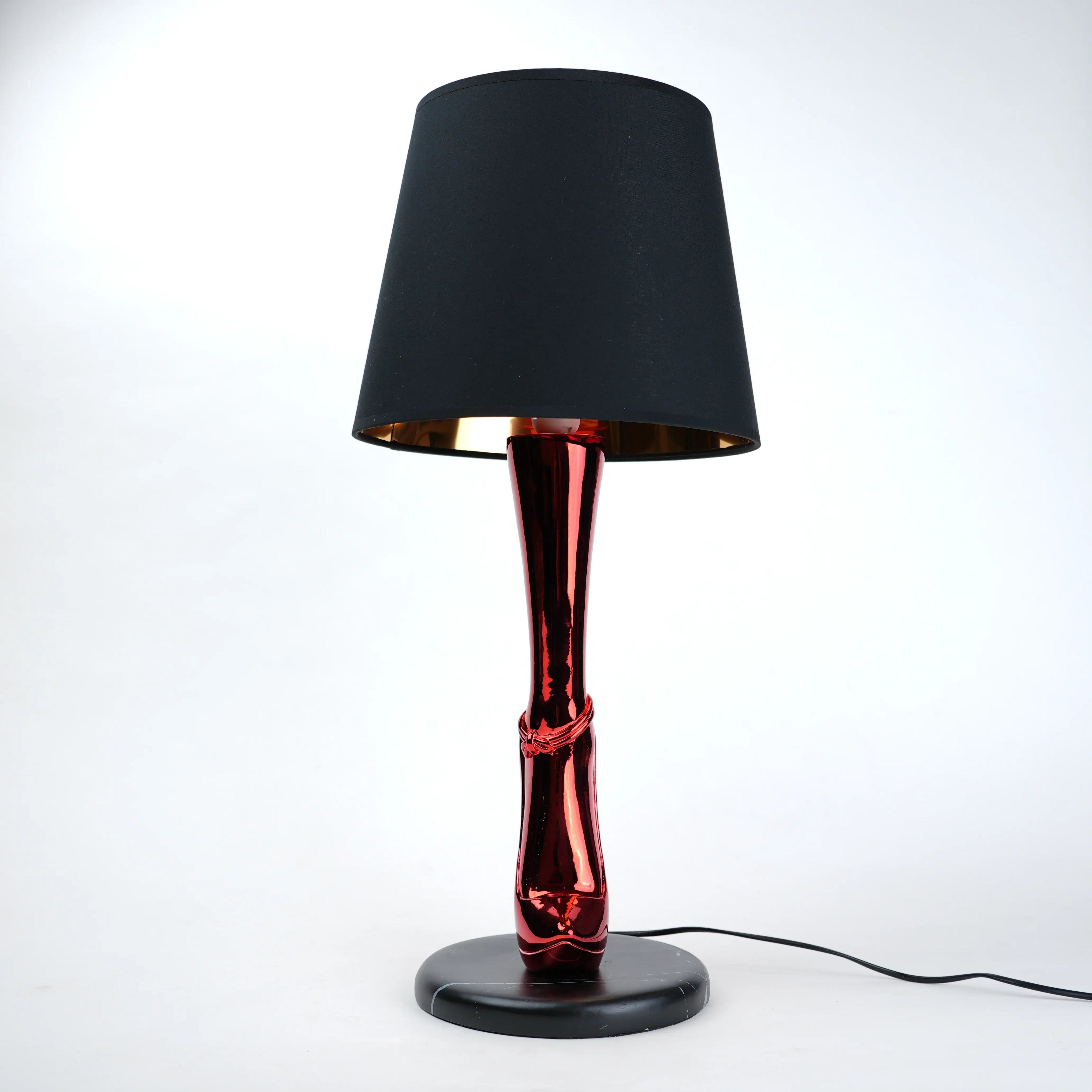 Crimson Heel Table Lamp