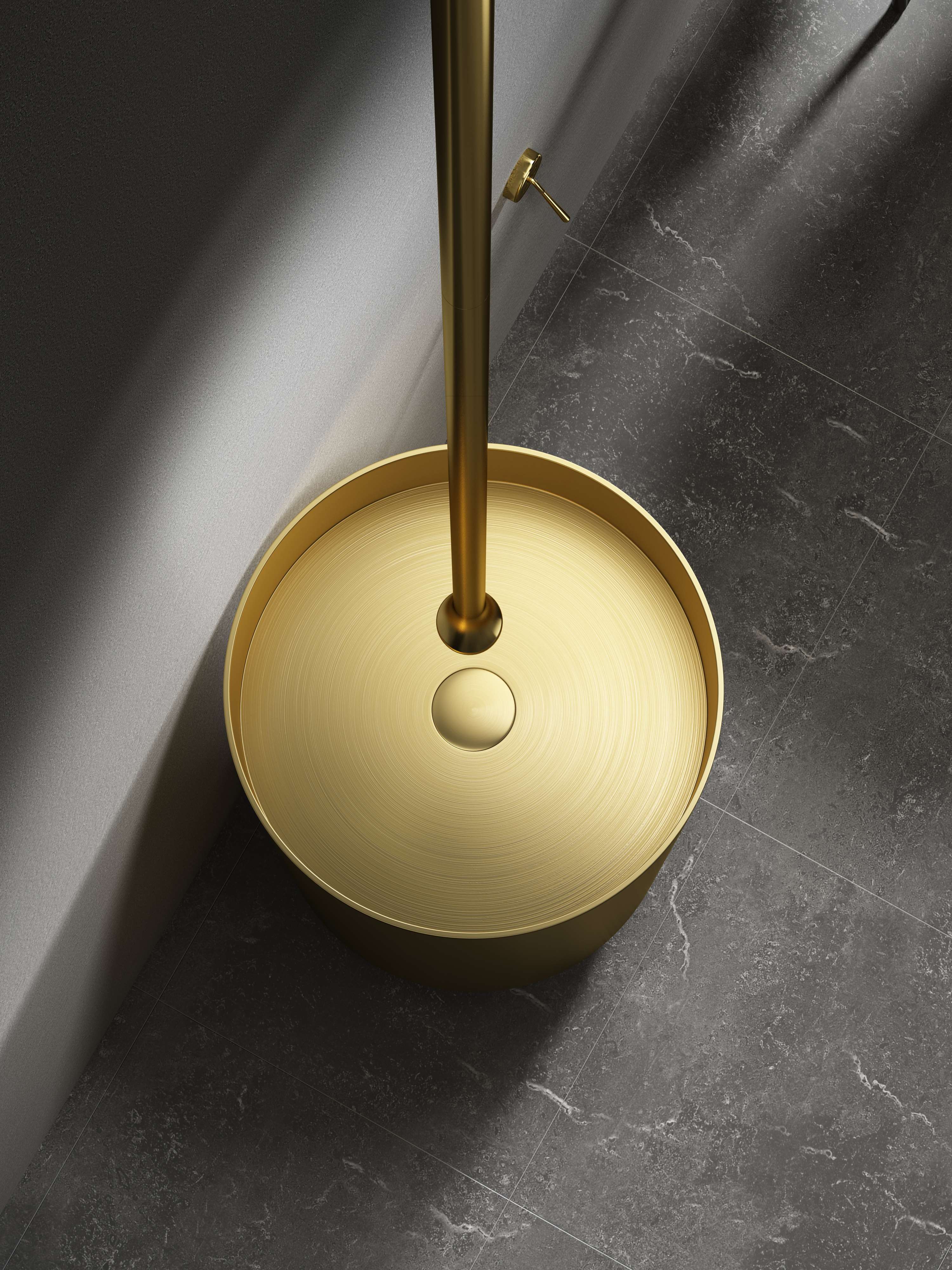 Free Standing Base by Zinarch - Gold And Black