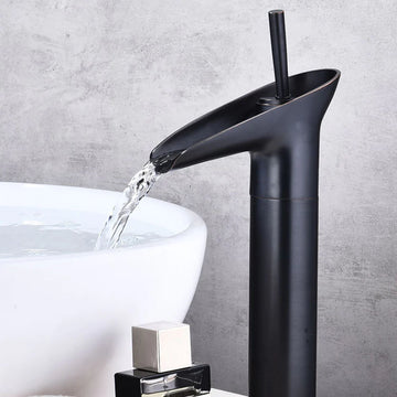 Joystick Mixer Faucet Black