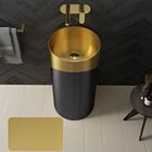 Stainless steel Gold black luxury freestanding Basin by Zinarch