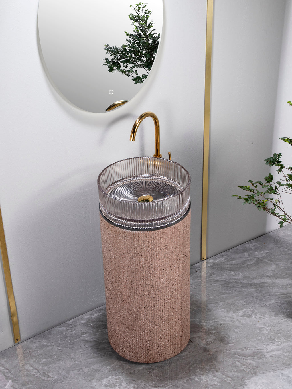 Classic Column Brown Sand Stone