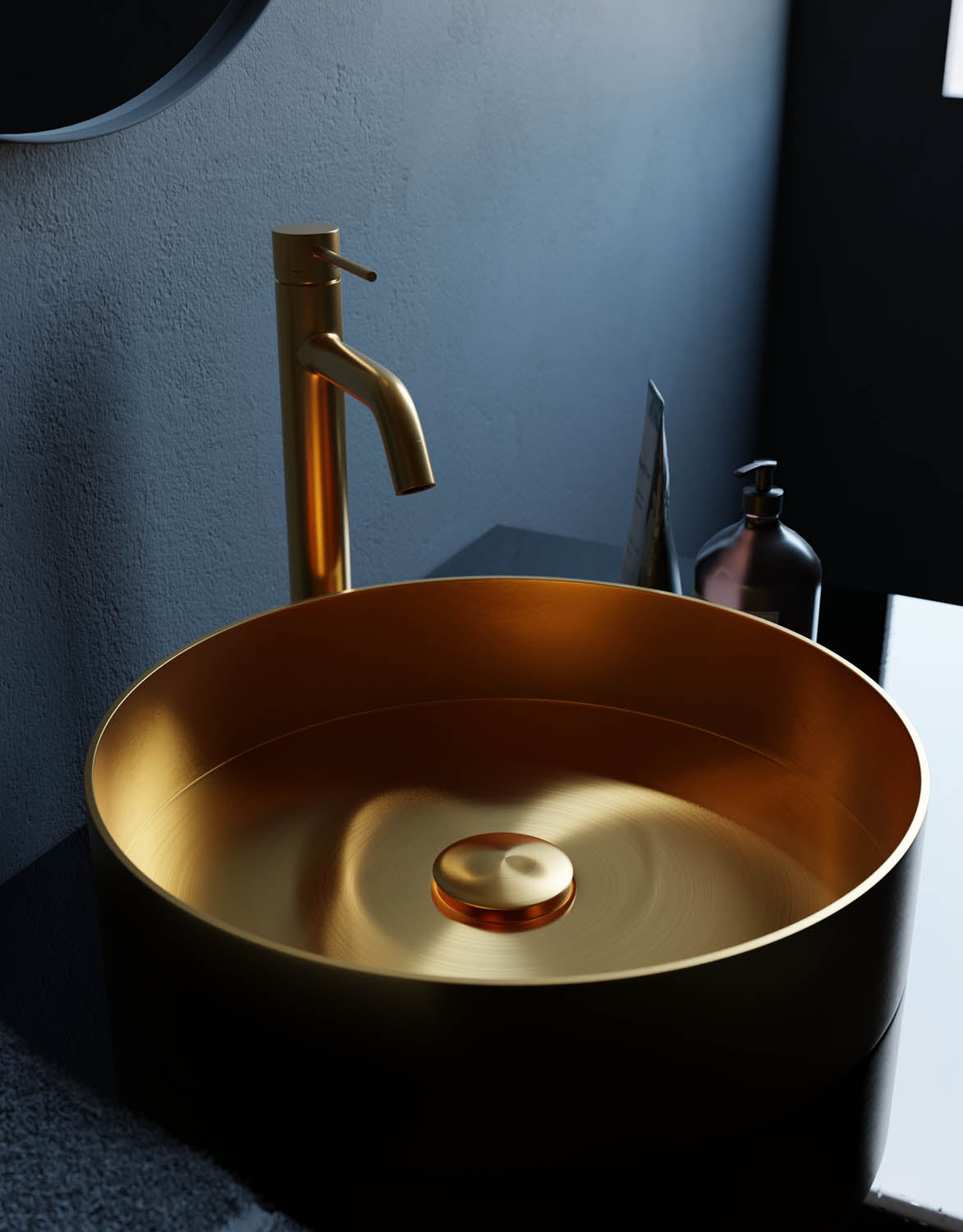 Zinarch Round Stainless Steel Basin