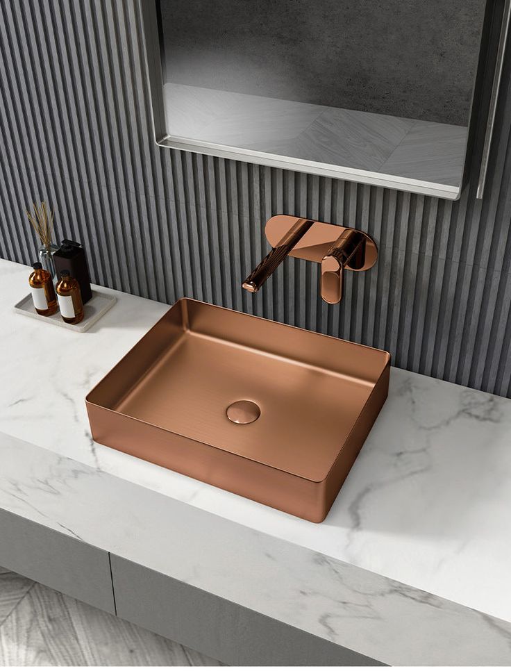 Zinarch Rectangle Shaped Steel Basin