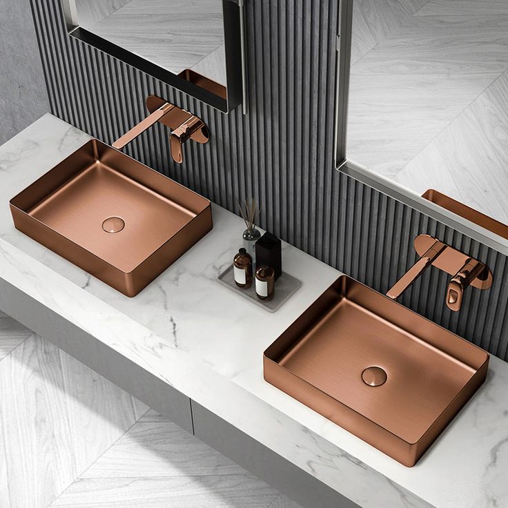 Zinarch Rectangle Shaped Steel Basin