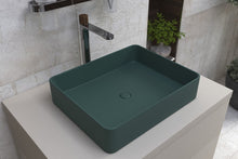 Zinarch Pastel Green Countertop Basin