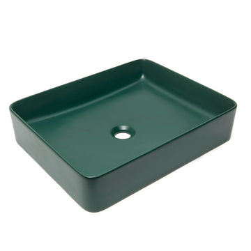 Zinarch Pastel Green Countertop Basin