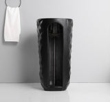 Diamond Black Freestanding Basin