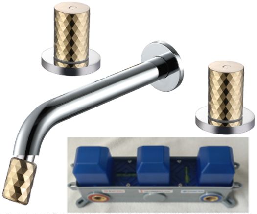 ZINARCH Wall Mounted Swan Faucet