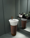 ZINARCH Multilayered Pedestal Basin