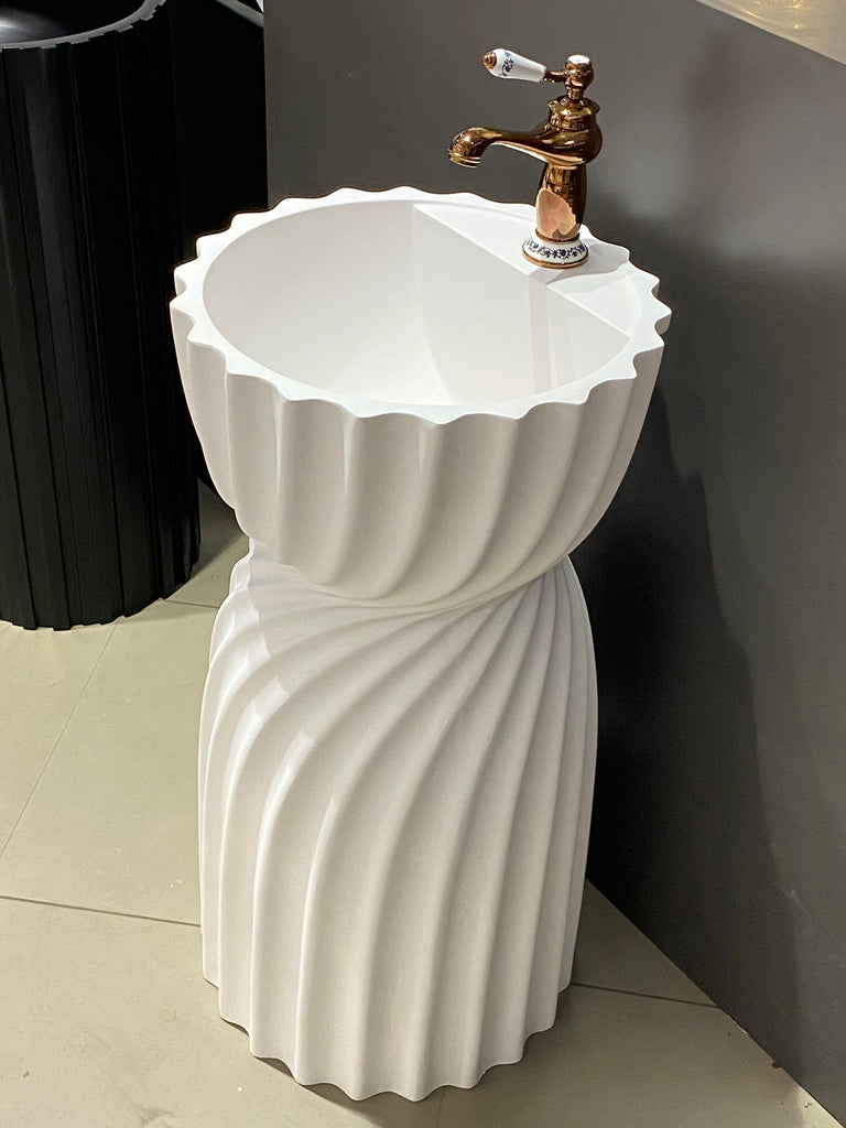 Modern & Luxury Freestanding Column Wash Basin