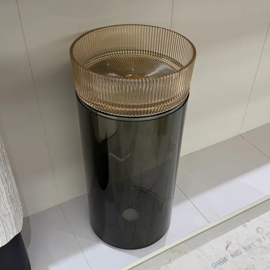 Luxury Acrylic & Glass Pedestal Basin