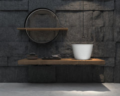 Moon Dot Series – Deck Mounted Half Pedestal Basin