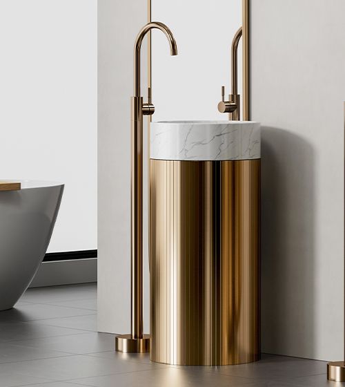 Mono Marble Top Freestanding Basin