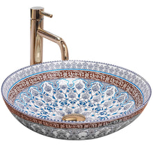 Zinarch Vintage Blue Morrocan Sink