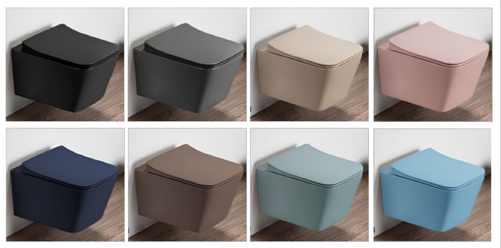 Square Matt Wall Hung WC