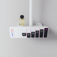 Piano Key Shower Set