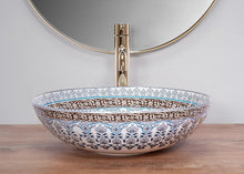 Zinarch Vintage Blue Morrocan Sink