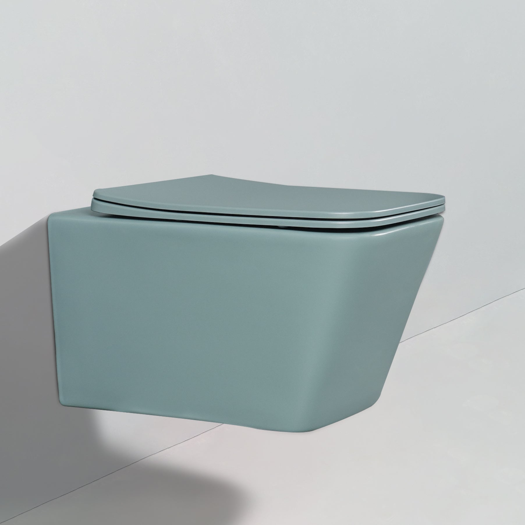 Square Matt Wall Hung WC