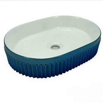 Zinarch Oval Fluted Basin