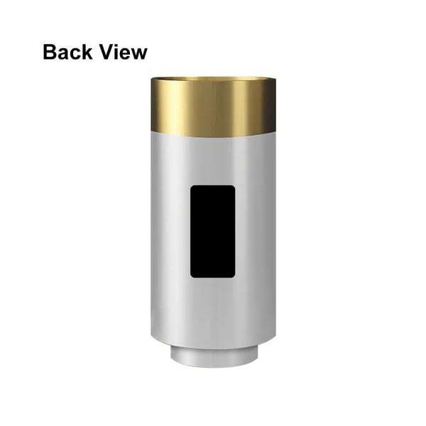 Stainless Steel Round Gold And White Freestanding Basin