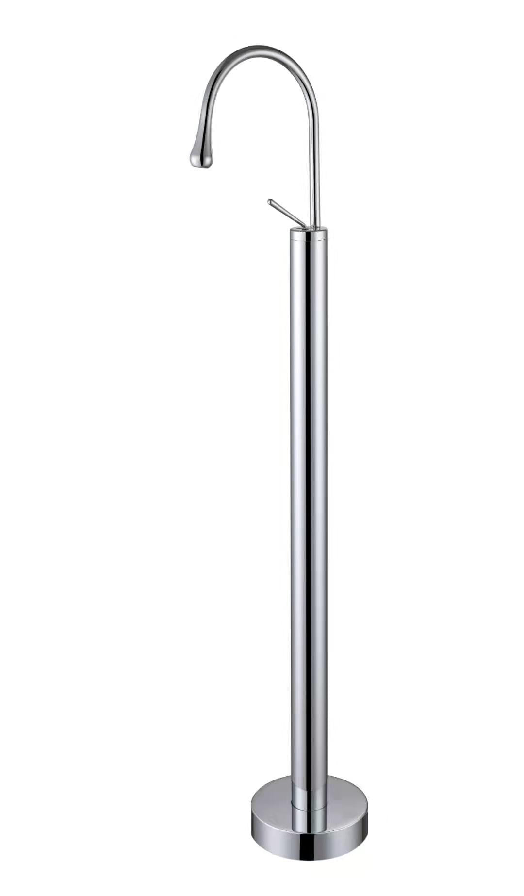 Floor mounted faucet