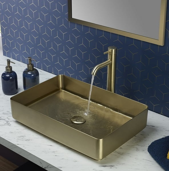 Zinarch Rectangle Shaped Steel Basin