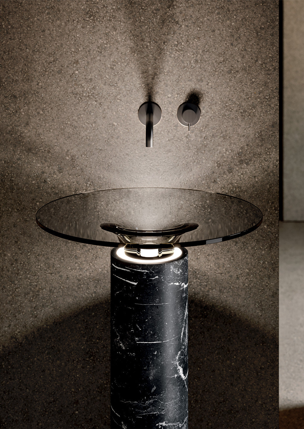 Concrete Basin with Acrylic Top