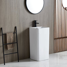 Free Standing Basin by Zinarch - Fusion White