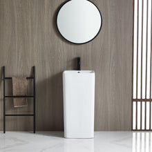 Free Standing Basin by Zinarch - Fusion White