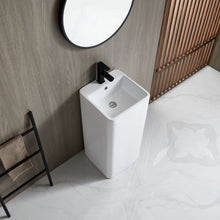 Free Standing Basin by Zinarch - Fusion White